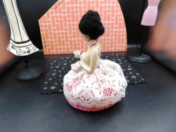 1920s compo pincushion side a